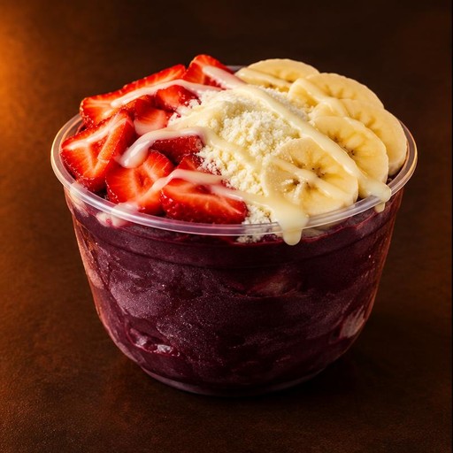 Açaí de 500 ml com frutas